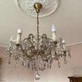 Venetian crystal chandelier Marie-Thérèse old rococo vintage French chandelier Louis XV 1970-80s