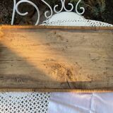 70s rattan tray