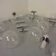 Chromed Glass Wall Lamp from OTT International, 1960s