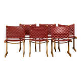 Ditte & Adrian Heath Dining Chairs in Ash and Leather, France & Søn