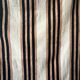 Tapis Killim 100% coton rayé beige / noir / orange