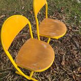 Series of school chairs