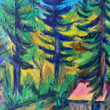 Painting from Haute Savoie by Marcelle Guetta-Fattal