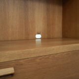 Bibliothèque en frêne, design danois de Børge Mogensen 1970