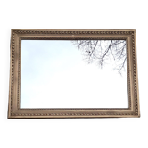 Ancien miroir mural - Bois et stuc doré - 1940