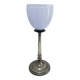 brass glass art deco lamp