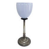 lampe laiton massif verre art déco