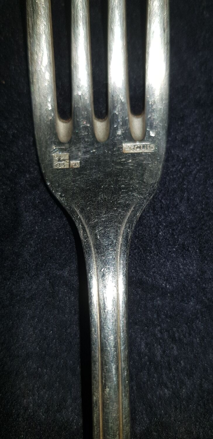 Ercuis cutlery 37 pieces. silver metal hallmark.