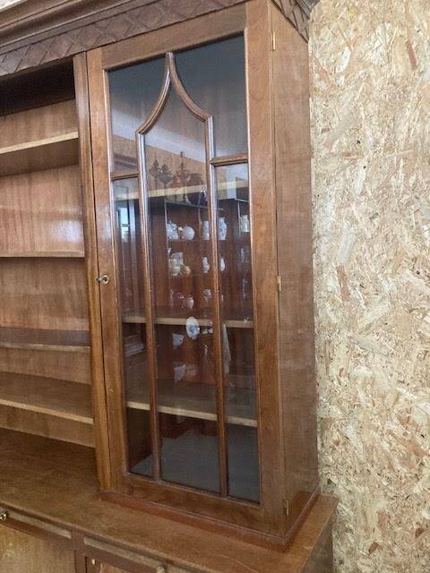Old corner pharmacy cabinet