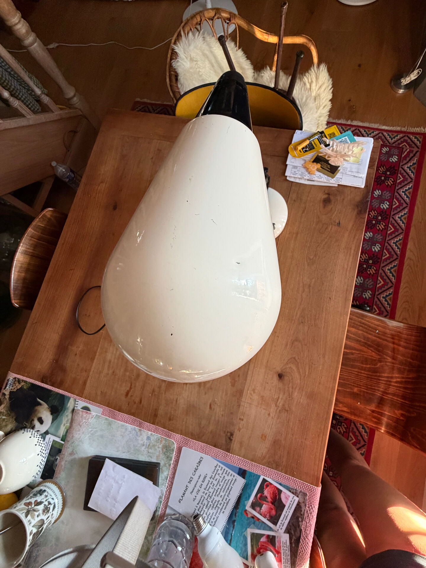 Vintage desk lamp Marina Malabotti Italy 1970