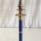 English table lamp base in brass - mid 20th century
