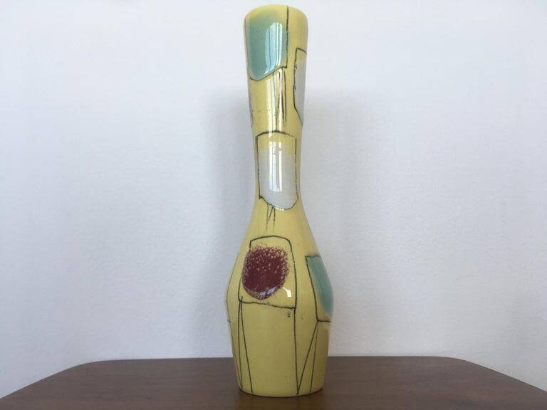 Midcentury Design Ceramic Vase by Ditmar Urbach, circa 1960s