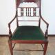 A mahogany armchair from the turn of the 19th and 20th centuries