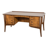Mid-Century Walnut Desk by Svend Åge Madsen for H.P. Hansen, Denmark, 1960s