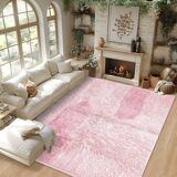 Tapis rose bérbere en laine 200cmx300cm