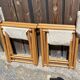 4 mid-century safari folding chairs