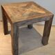 Table basse bois brut 1960