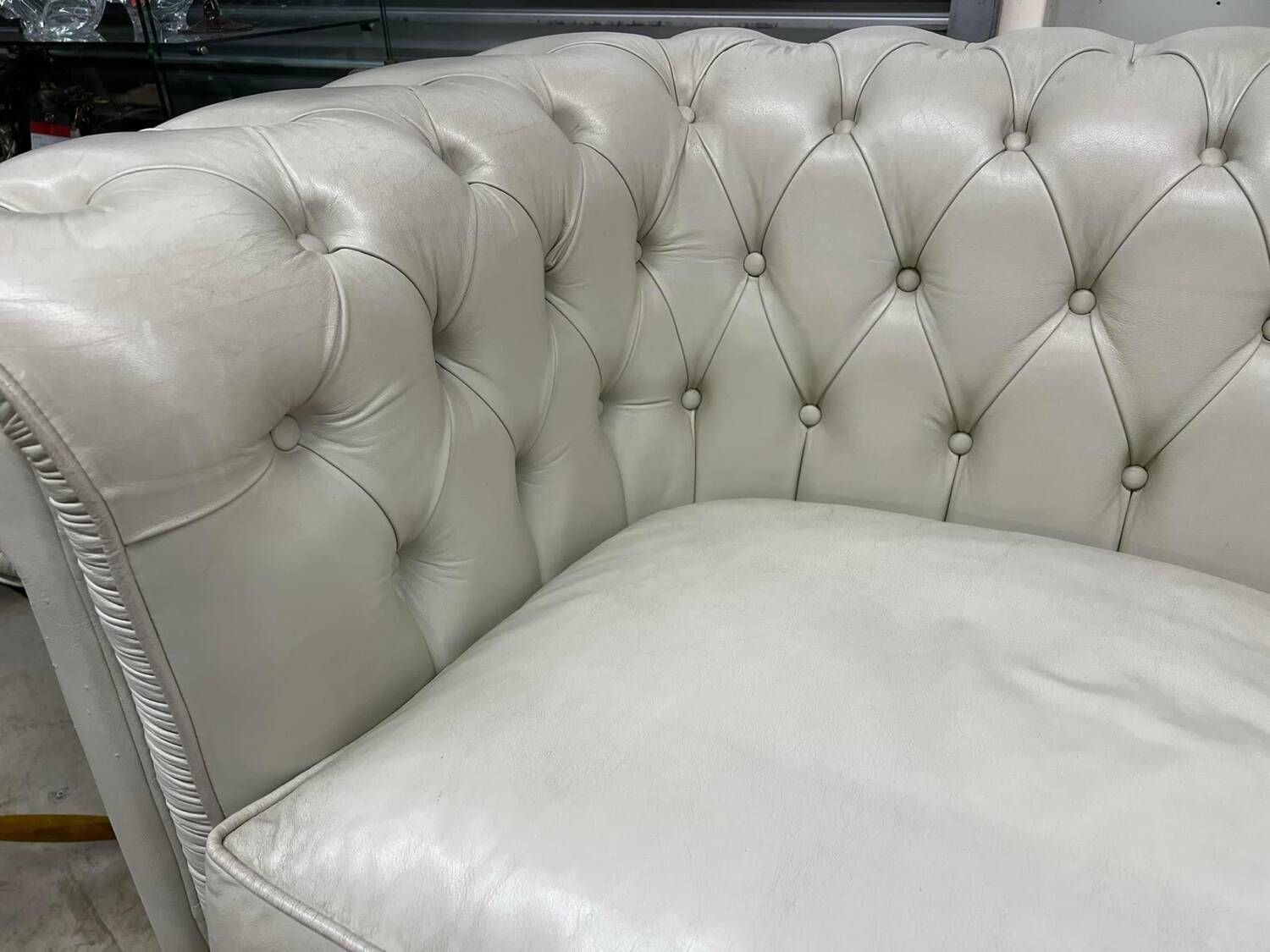 Genuine vintage Chesterfield sofa