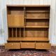 Teak veneer buffet bar from the 1980s.