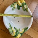 Double lemon slushie fruit bowl Italy