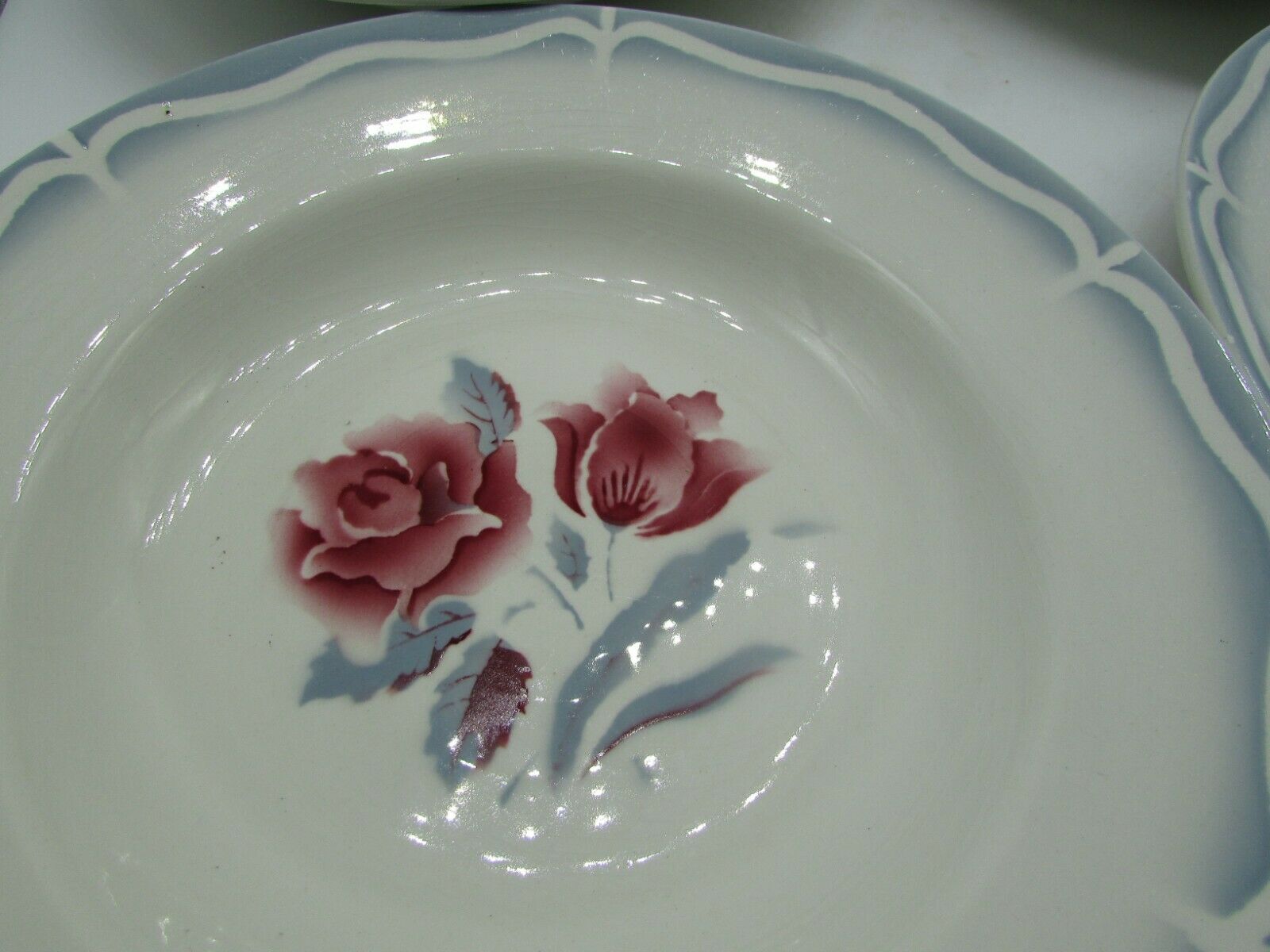 hollow plates Digoin Sarreguemines Alesia