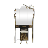 Triptych mirror dressing table by Henri Fernandez