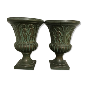 Paire de vases Médicis