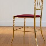 Chaise Chiavari Hollywood Regency 1960