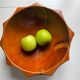 Coupe à fruits en bois biseauté