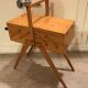 Vintage sewing box 1960 feet compass