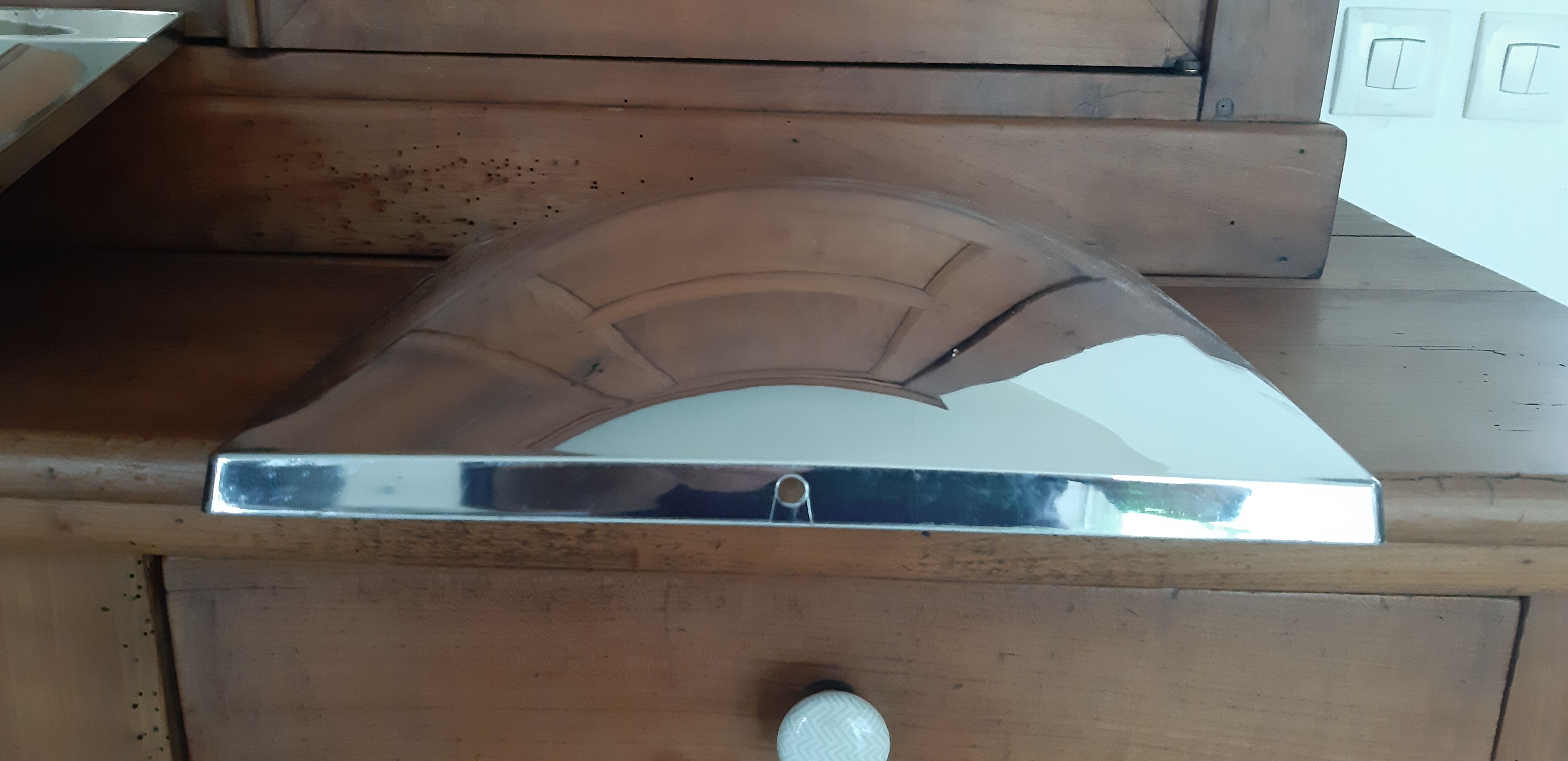 Pair of vintage mirrors made in slovenia