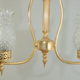 Two-spoke chandelier