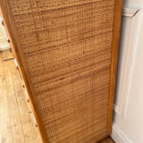Vintage rattan chest of drawers
