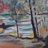 Landscape painting table