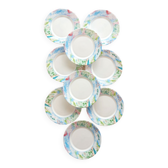 Arcopal x9 dessert plates