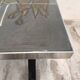 Table basse années 70 à décor de chevaux
