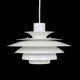 Jeka "Verona" multilayer pendant lamp / Danish modern design / Kurt Wiborg / 1980s