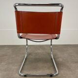 Chaise MR10 Mies Van Der Rohe, cuir, années 80