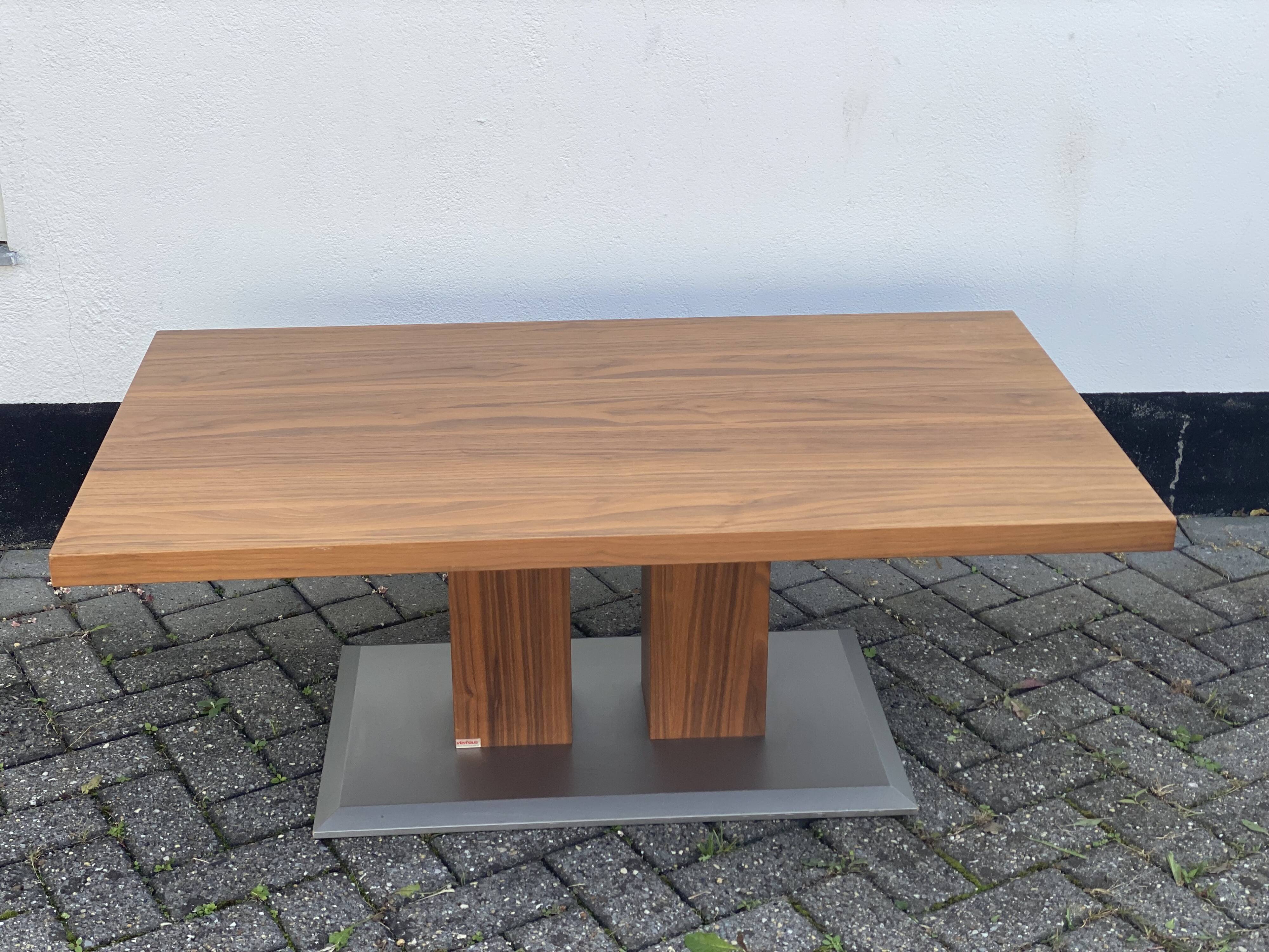 Massive Pedestal Coffee Table by Vierhaus