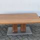 Massive Pedestal Coffee Table by Vierhaus