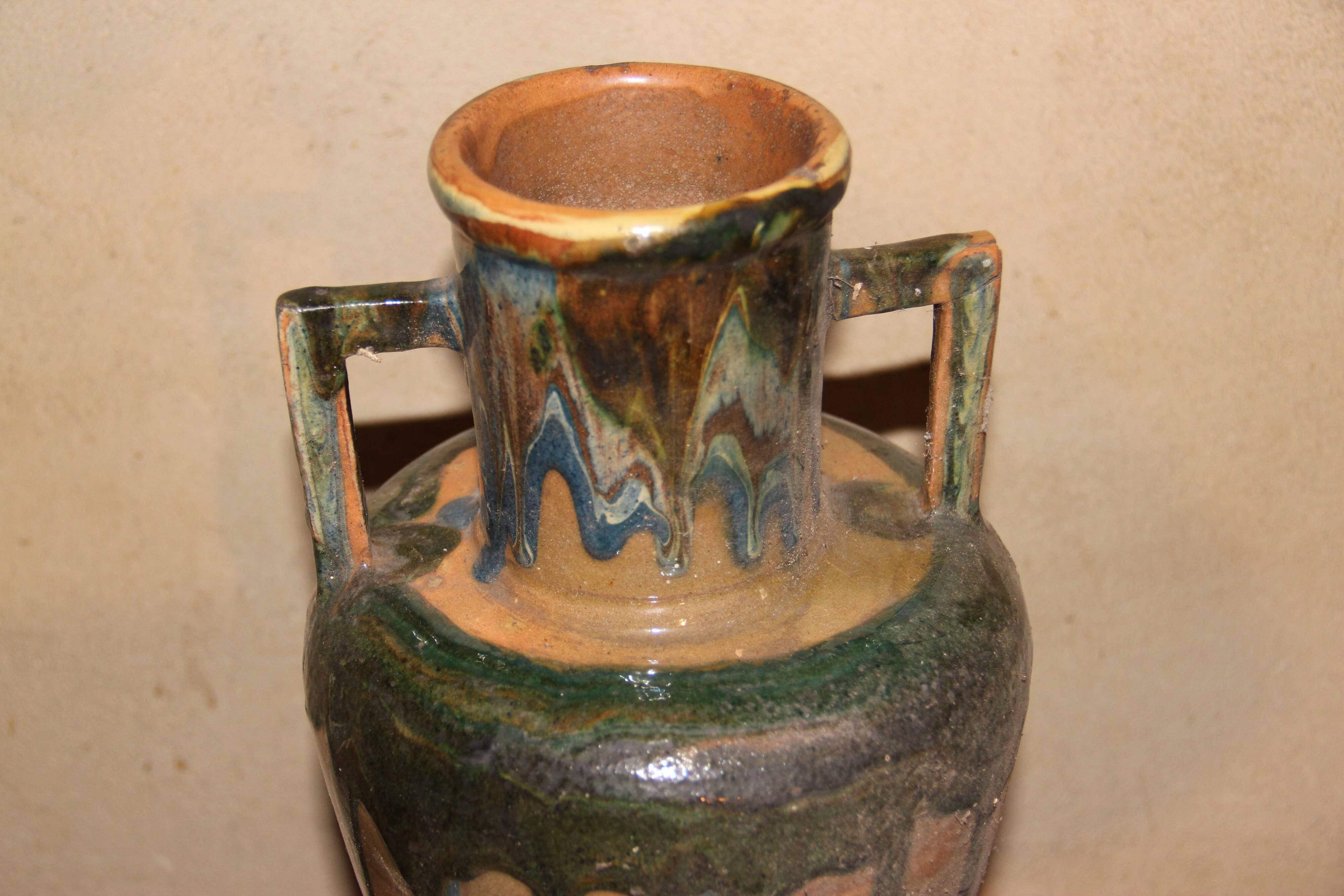 Large art deco ceramic vase