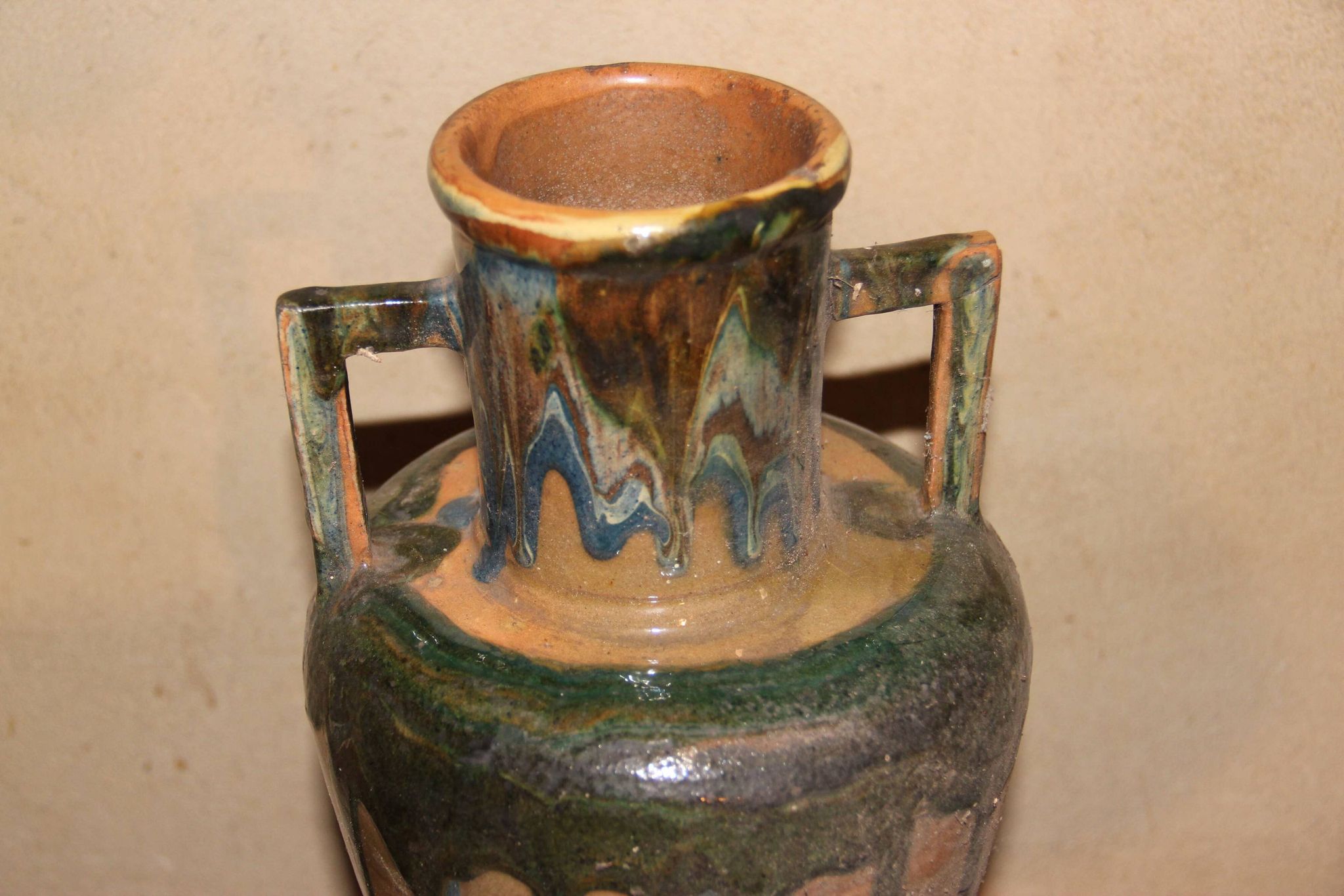 Grand vase en céramique art deco