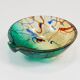 Art glass bowl or ashtray Murano signed Alfredo Barbini, Italy, 1970s.