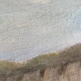 Oil on canvas Vendée landscape