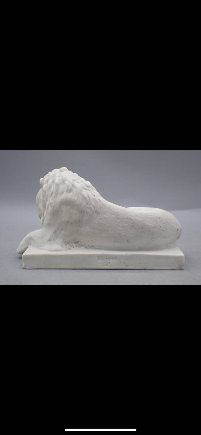 Royal Copenhagen Porcelain Reclining Lion