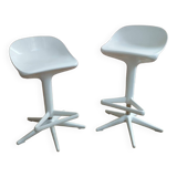Pair of Kartell Spoon Stool by Antonio Citterio in collaboration with Toan Nguyen