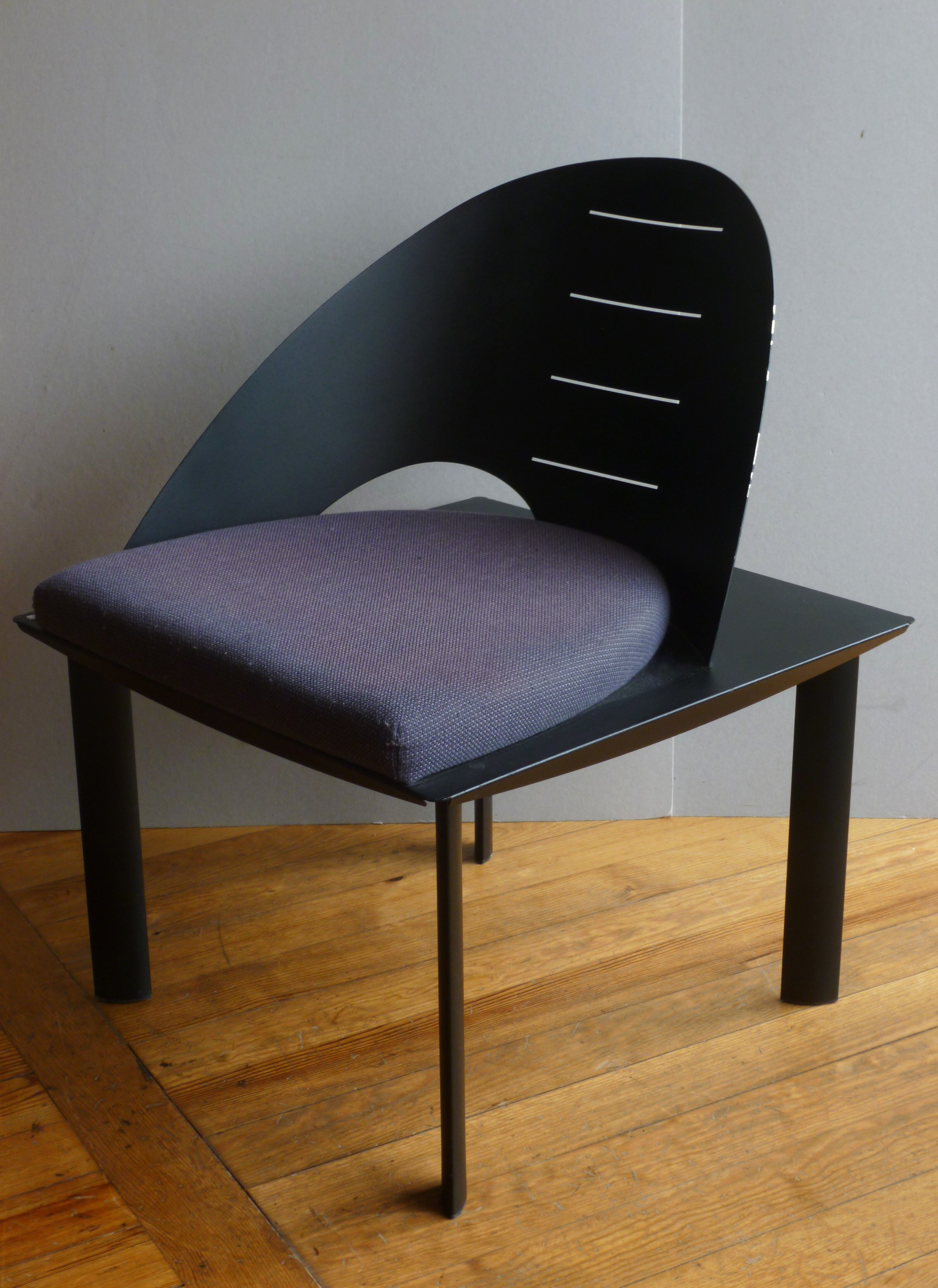 Fauteuil design Patrice Bonneau, édition Genexco, années 80