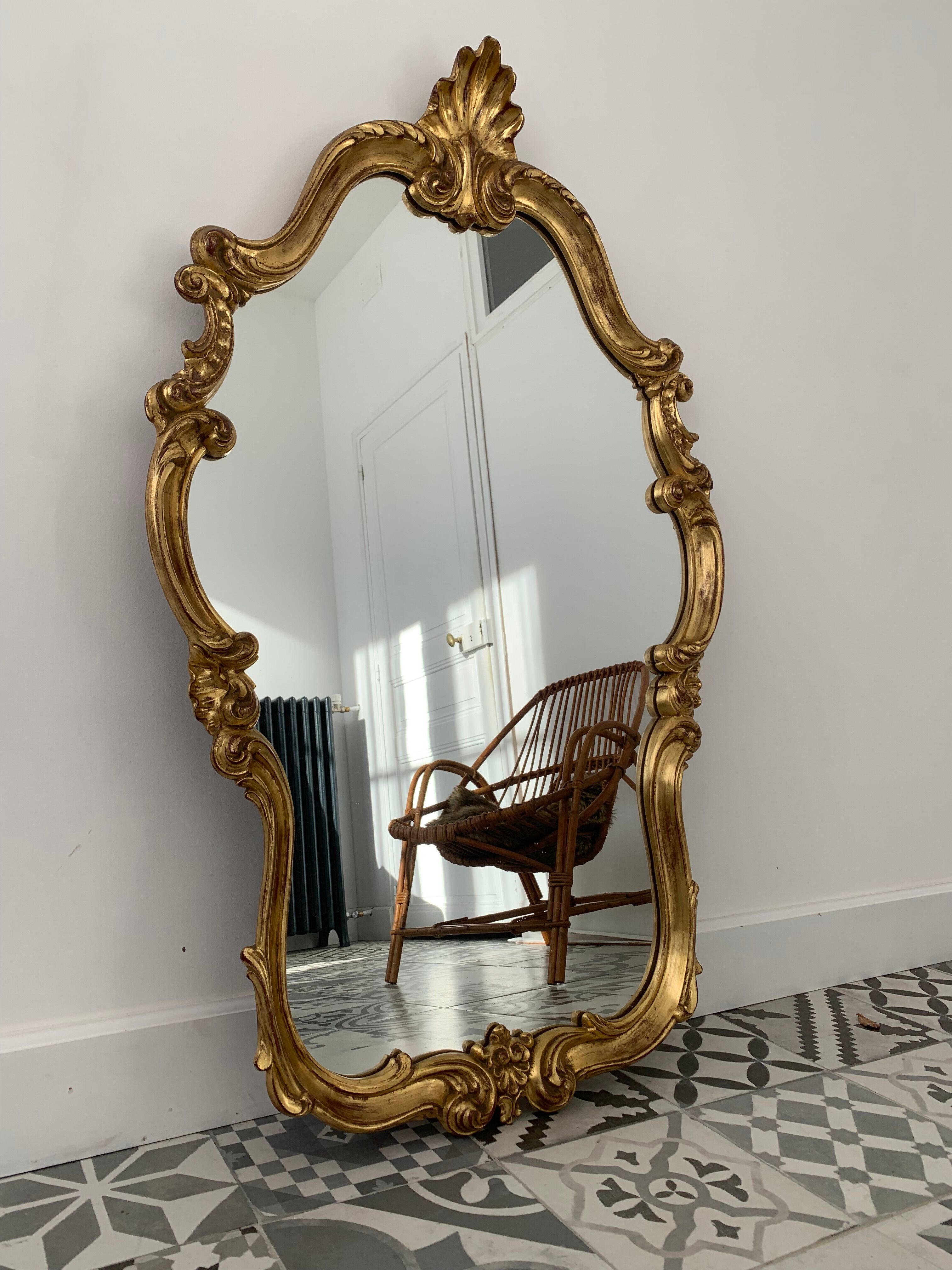 Baroque mirror 115x70cm