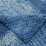 Blue oversize turkish rug 357x270cm