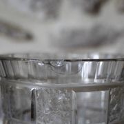 Cut crystal vase by A. Houillon (1885-1954)